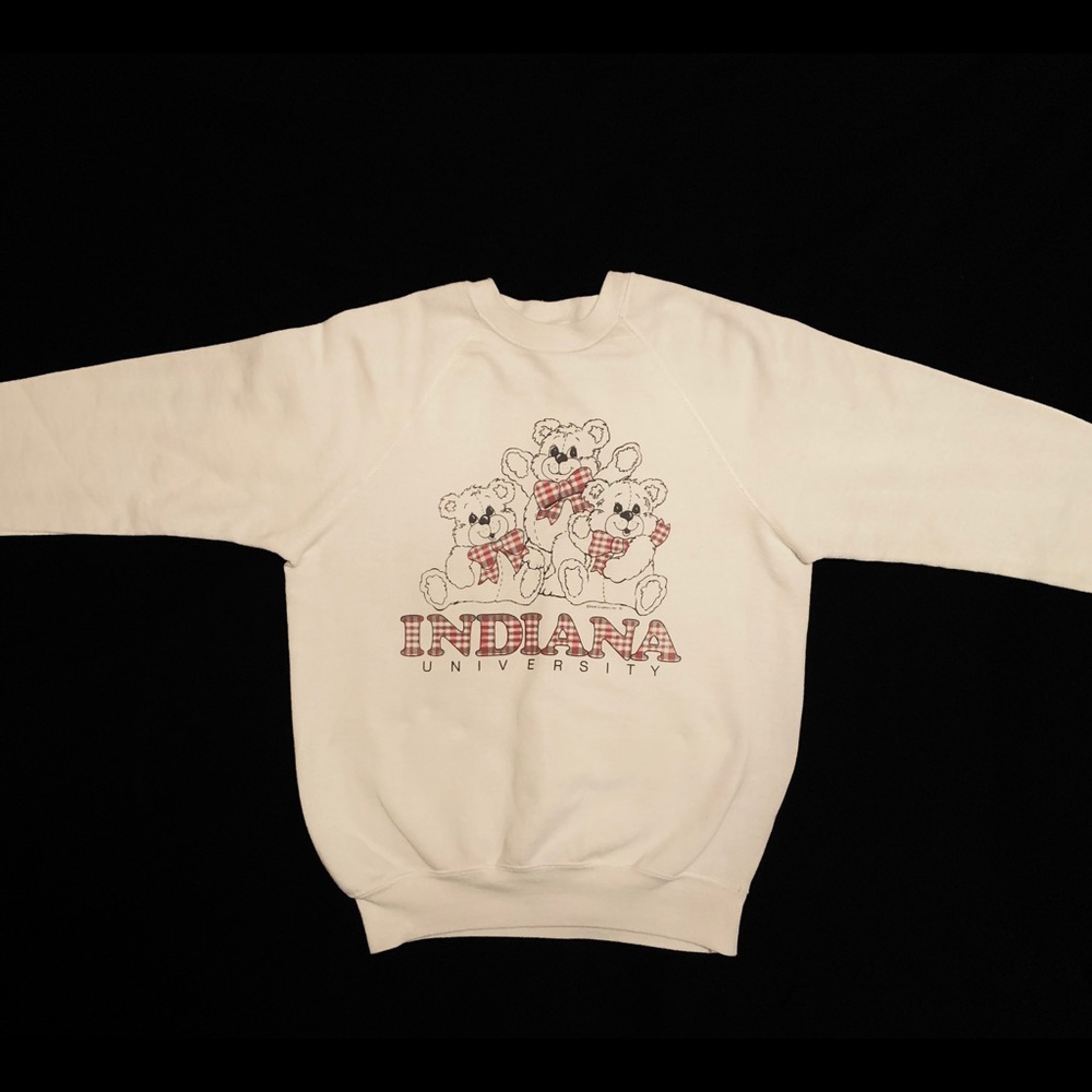 Indiana University Teddy Bear Crewneck